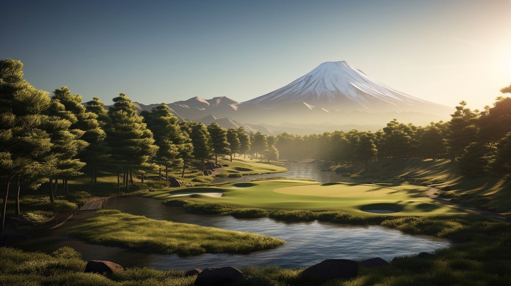 富士山の影に広がる緑：富士周辺のゴルフ場ガイド