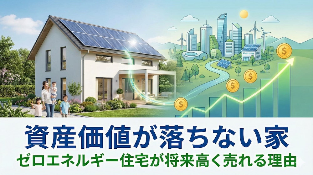資産価値が落ちない家｜ゼロエネルギー住宅が将来高く売れる理由